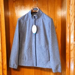 NWT XL Women's gray Greg Norman light rain jacket
